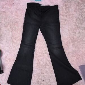 Free People Black Flare Pants